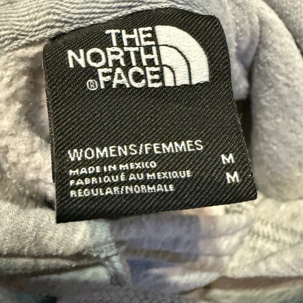 The North Face Gray Hoodie‎ Sweatshirt Women’s Medium Drawstring Cotton Blend